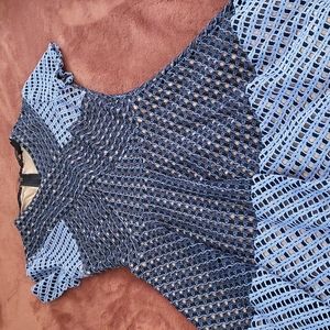 Mini blue dress
